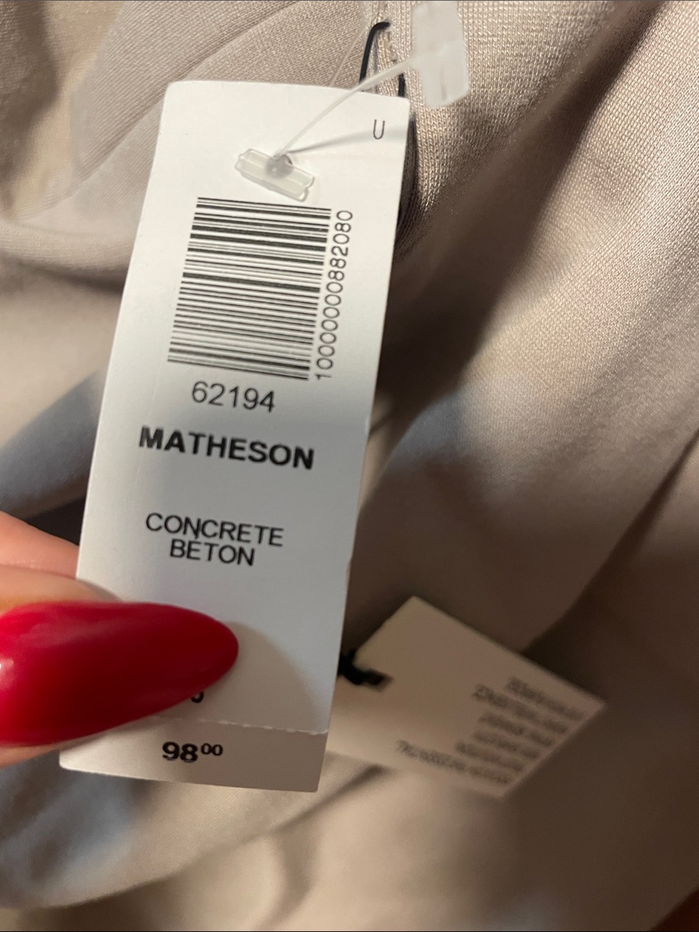 NWT Babaton Matheson Mock Neck Pencil Dress Bodycon Concrete Grey - Picture 7 of 8